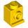 LEGO Geel Steen 1 x 1 met Koplamp en geen slot (4070 / 30069)
