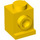 LEGO Geel Steen 1 x 1 met Koplamp en geen slot (4070 / 30069)