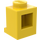 LEGO Geel Steen 1 x 1 met Koplamp en Slot (4070 / 30069)