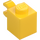 LEGO Yellow Brick 1 x 1 with Horizontal Clip (60476 / 65459)