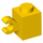 LEGO Gelb Backstein 1 x 1 mit Horizontaler Clip (60476 / 65459)