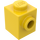 LEGO Amarillo Ladrillo 1 x 1 con Espiga en Uno Lado (87087)