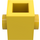 LEGO Gelb Backstein 1 x 1 mit Bolzen auf Zwei Gegenüberliegende Seiten (47905)
