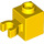 LEGO Geel Steen 1 x 1 met Verticaal Klem (Open &#039;O&#039;-clip, holle knop) (60475 / 65460)