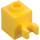 LEGO Amarillo Ladrillo 1 x 1 con Vertical Clip (Clip &quot;U&quot;, espiga sólida) (30241 / 60475)