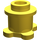 LEGO Yellow Brick 1 x 1 x 0.7 Round with Flower Base (33286)