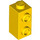 LEGO Amarillo Ladrillo 1 x 1 x 1.6 con Dos Espigas laterales (32952)