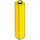 LEGO Amarillo Ladrillo 1 x 1 x 5 con espiga hueca (2453)