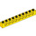 LEGO Giallo Mattoncino 1 x 10 con Fori (2730)