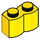 LEGO Jaune Brique 1 x 2 Log (30136)