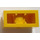 LEGO Jaune Brique 1 x 2 avec Essieu Trou (ouverture &#039;+&#039; et support de goujon inférieur) (32064)