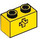 LEGO Yellow Brick 1 x 2 with Axle Hole (&#039;X&#039; Opening) (32064)