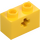 LEGO Yellow Brick 1 x 2 with Axle Hole (&#039;X&#039; Opening) (32064)