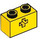 LEGO Jaune Brique 1 x 2 avec Essieu Trou (Ouverture &#039;X&#039;) (32064)