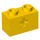 LEGO Geel Steen 1 x 2 met As Gat (&#039;X&#039;-opening) (32064)