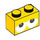 LEGO Giallo Mattoncino 1 x 2 con Bambino Yoshi Occhi Looking Su con tubo alla base (3004 / 94649)