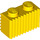 LEGO Amarillo Ladrillo 1 x 2 con Rejilla (2877)