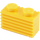 LEGO Yellow Brick 1 x 2 with Grille (2877)