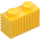 LEGO Amarillo Ladrillo 1 x 2 con Rejilla (2877)