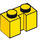 LEGO Geel Steen 1 x 2 met groef (4216)