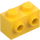 LEGO Jaune Brique 1 x 2 avec Tenons sur Côtés opposés (52107)