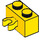 LEGO Yellow Brick 1 x 2 with Vertical Clip (Gap in Clip) (30237)