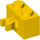 LEGO Yellow Brick 1 x 2 with Vertical Clip (Gap in Clip) (30237)