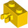 LEGO Yellow Brick 1 x 2 with Vertical Clip (Gap in Clip) (30237)