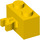 LEGO Jaune Brique 1 x 2 avec Verticale Clip (Écart dans le clip) (30237)