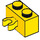 LEGO Yellow Brick 1 x 2 with Vertical Clip (Open &#039;O&#039; clip) (42925 / 95820)