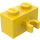LEGO Yellow Brick 1 x 2 with Vertical Clip (Open &#039;O&#039; clip) (42925 / 95820)