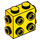 LEGO Jaune Brique 1 x 2 x 1.6 avec Côté et Fin Goujons (67329)