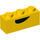 LEGO Jaune Brique 1 x 3 avec Noir semi-Cercle (3622 / 52594)