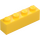 LEGO Yellow Brick 1 x 4 with 4 Studs on One Side (30414)