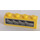 LEGO Geel Steen 1 x 4 met Exhaust Pipes (Model Rechtsaf Kant) Sticker (3010)