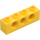 LEGO Yellow Brick 1 x 4 with Holes (3701)