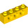 LEGO Gelb Backstein 1 x 4 mit Löcher (3701)