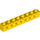 LEGO Giallo Mattoncino 1 x 8 con Fori (3702)