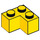 LEGO Geel Steen 2 x 2 Hoek (2357)