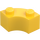 LEGO Yellow Brick 2 x 2 Round Corner with Stud Notch and Reinforced Underside (85080)