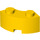 LEGO Geel Steen 2 x 2 Ronde Hoek met Stud Notch en versterkte onderkant (85080)