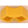 LEGO Gelb Backstein 2 x 2 Runden Ecke mit Bolzenkerbe und verstärkter Unterseite (85080)