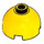 LEGO Jaune Brique 2 x 2 Rond avec Dome Haut (Goujon creux, support d&#039;essieu) (3262 / 30367)
