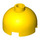 LEGO Geel Steen 2 x 2 Ronde met Dome Top (holle Stud, ashouder) (3262 / 30367)