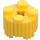 LEGO Yellow Brick 2 x 2 Round with Grille (92947)