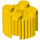 LEGO Gelb Backstein 2 x 2 Runden mit Gitter (92947)