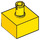 LEGO Yellow Brick 2 x 2 Studless with Vertical Pin (4729)