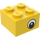 LEGO Yellow Brick 2 x 2 with Eye on Both Sides with Dot in Pupil (3003)