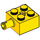 LEGO Geel Steen 2 x 2 met Pin en asgat (6232 / 42929)