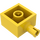 LEGO Jaune Brique 2 x 2 avec Épingle et Trou d&#039;essieu (6232 / 42929)